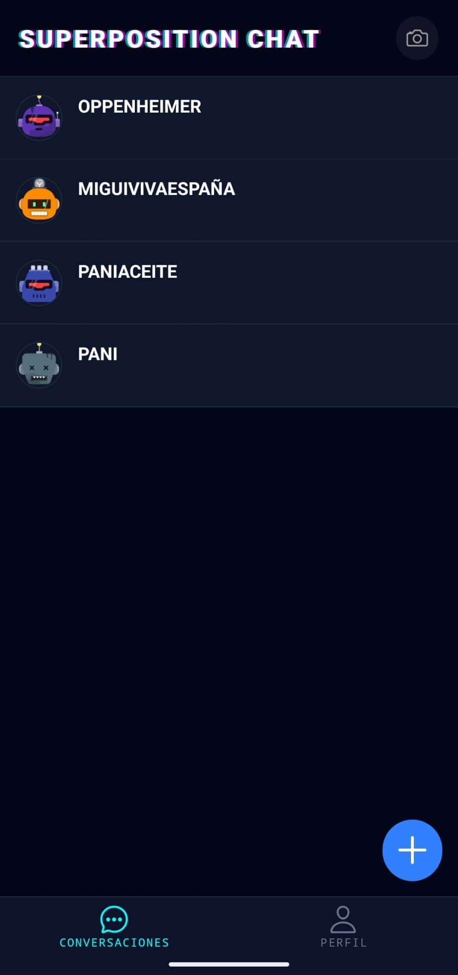 Captura de Superposition Chat